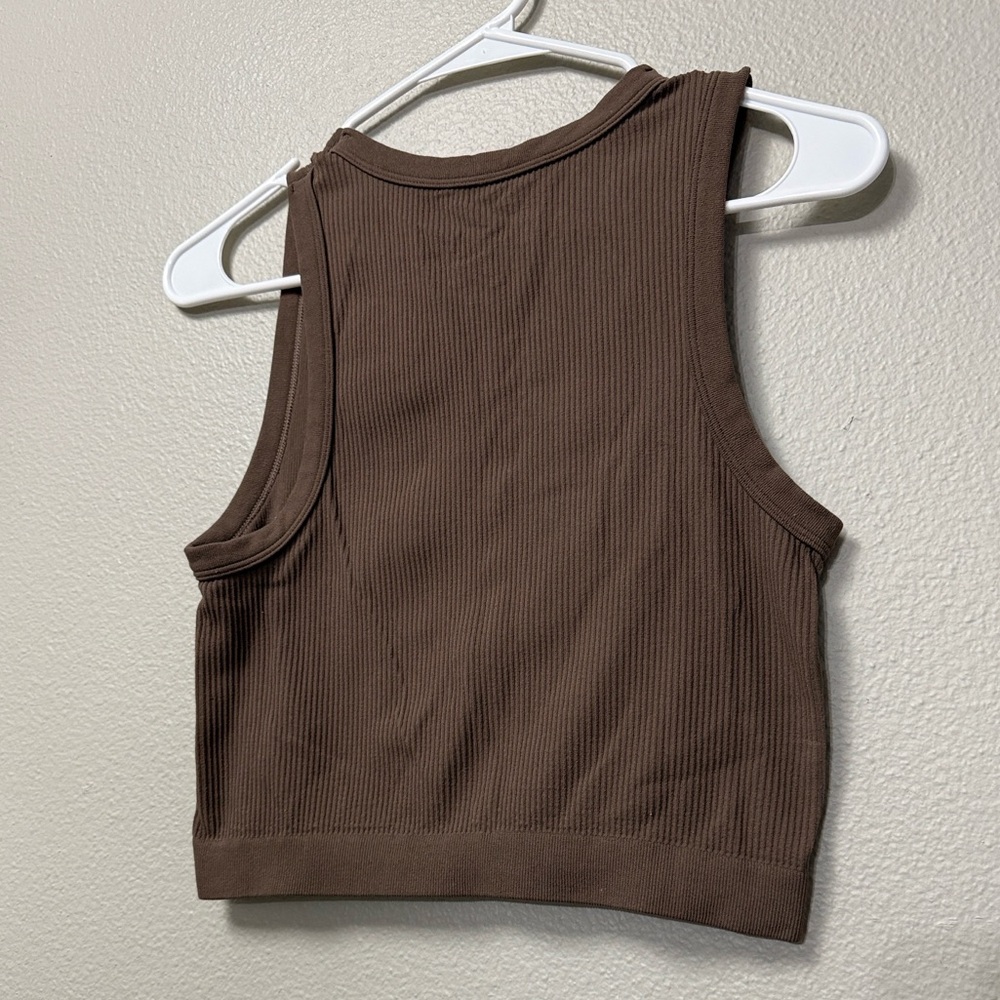 Pacsun Contour High Neck Seamless Tank Top - Picture 8 of 9